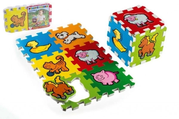 Penové puzzle Moje prvé zvieratká 6ks