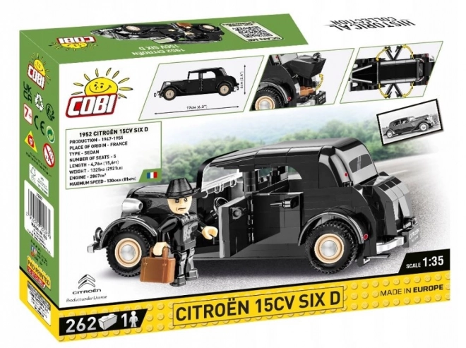 COBI 2267 Citroën 15CV SIX D, 1:35, 262 k, 1 f