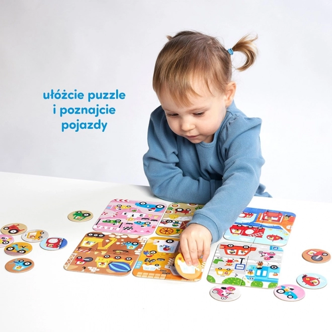 Puzzle Auta Malé a Velké