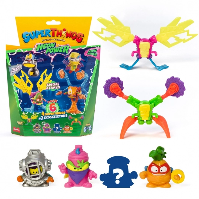SuperThings NeonPower figurky s exoskelety