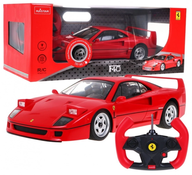 Ferrari F40 RASTAR 1:14 model auta na dálkové ovládání + 2,4 GHz dálkové ovládání