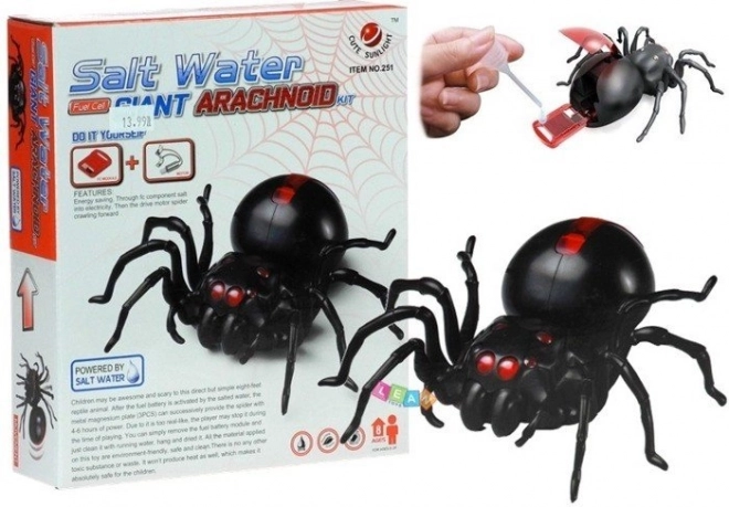 Kreativní sada pro kutily s poháněnou slanou vodou Spider Kit Black