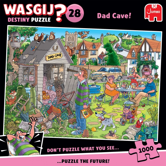 Wasgij Destiny puzzle: Tátovo útočiště 1000 dílků