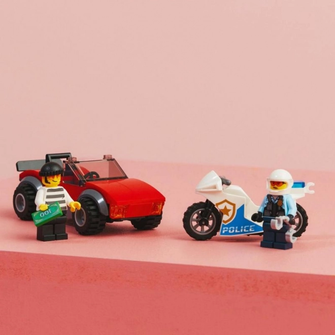 LEGO® City 60392 Honička auta s policejní motorkou