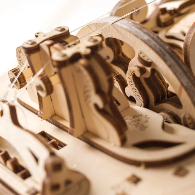 Ugears 3D dřevěné mechanické puzzle Hurdy-Gurdy