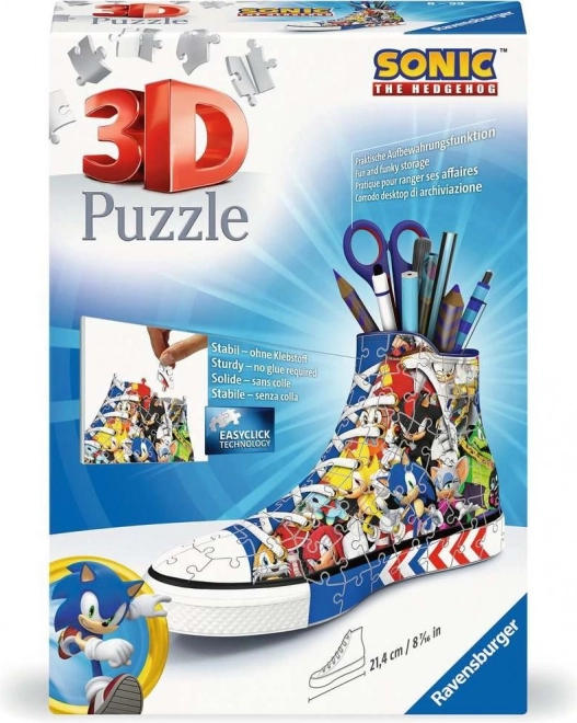 RAVENSBURGER 3D puzzle Kecka Ježek Sonic 112 dílků