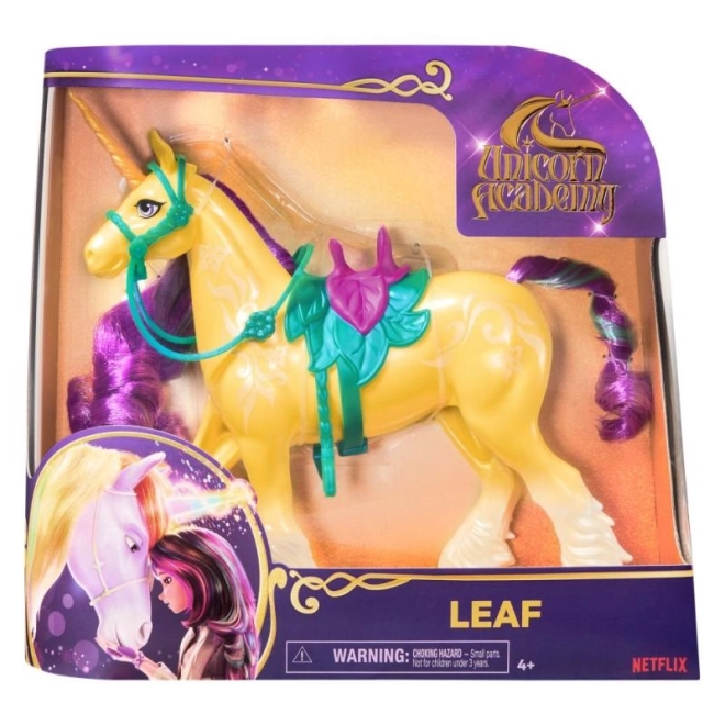 Unicorn academy ČesacÍ jednoroŽec 24 cm leaf