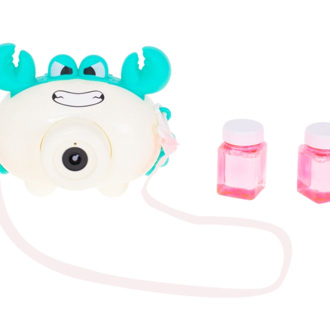 Bublinkovač ve tvaru fotoaparátu – Zelený zubící krab