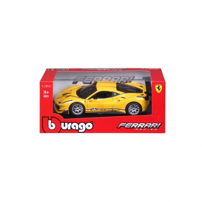 Model auta Ferrari 488 Challenge v měřítku 1:24 od Bburago