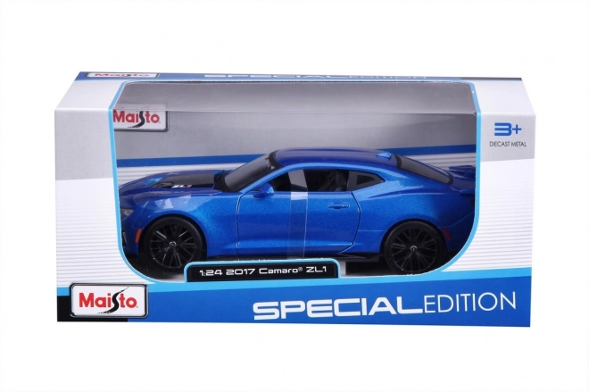 Složený model Chevrolet Camaro ZL1 2017 modrá 1/24