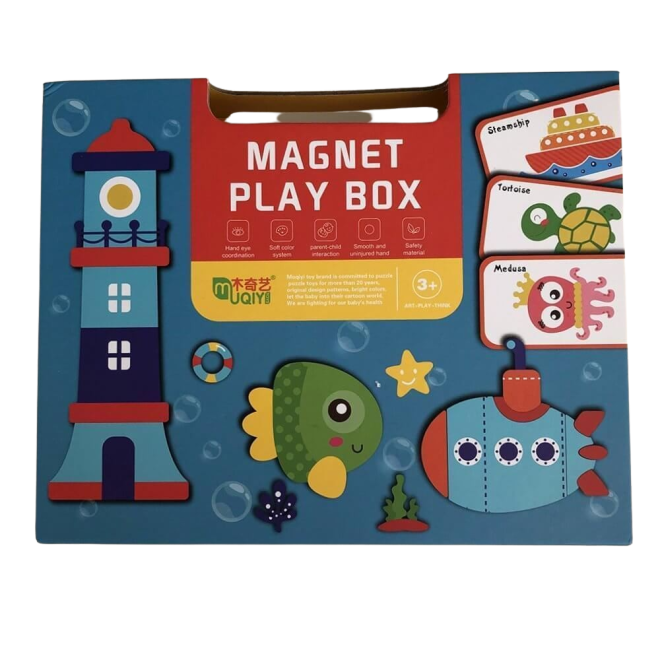Magnetický hrací box - mořský svět