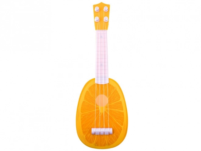 Ovocná ukulele kytara pro děti – oranžová