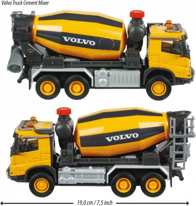 Majorette vozidlo G.S. Volvo míchačka na beton 19 cm