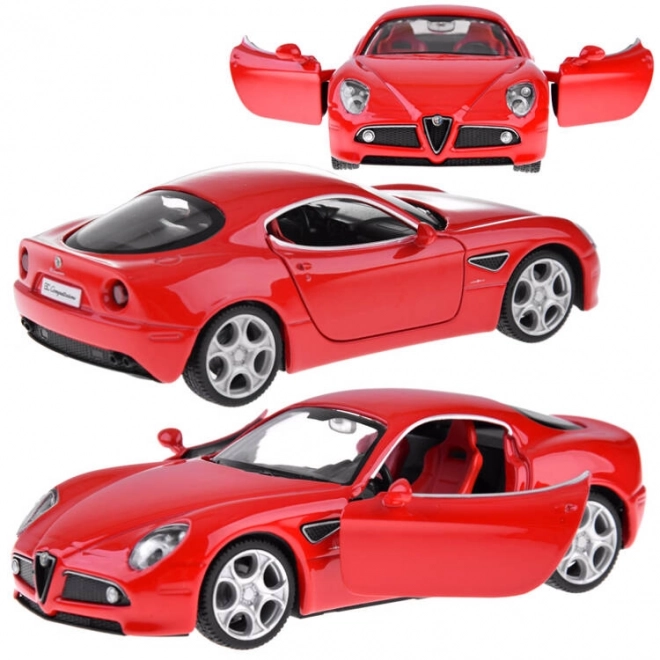 Kovový model auta Alfa Romeo 8C Competizione měřítko 1:32