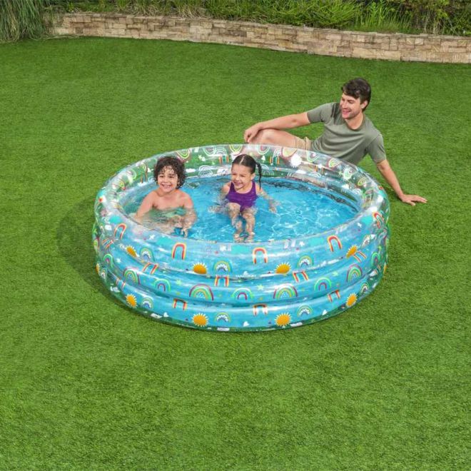Dětský zahradní bazén 170x53cm Tropical BESTWAY + opravná záplata