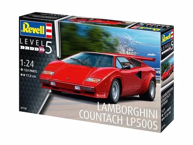 Plastikový model Lamborghini Countach LP500 1/24