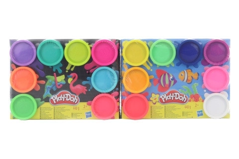 Play-doh Balení 8 ks kelímků neonové barvy
