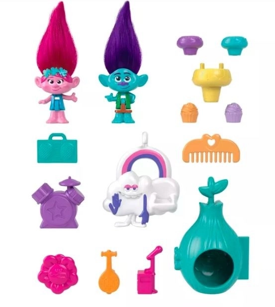 Polly Pocket Trollové zamykací domek Poppy