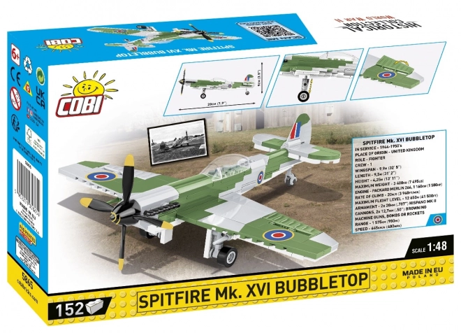 Bubbletop Spitfire Mk. XVI cihly