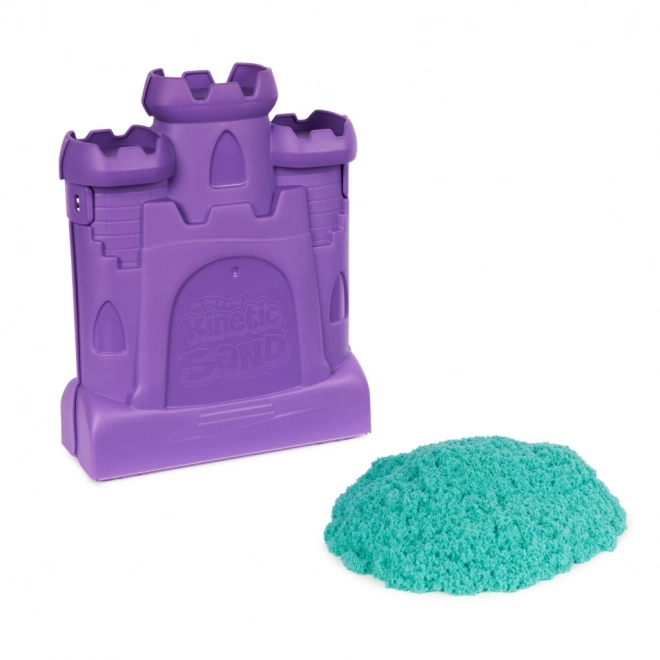 Kinetic sand forma hradu s tekutým pískem