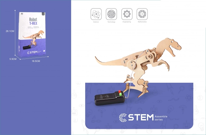 Interaktivní stavebnice dinosaurus