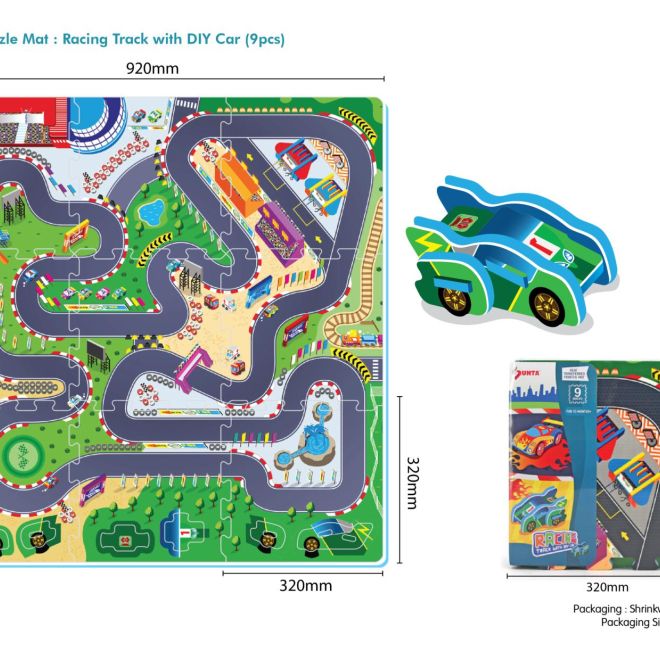 Puzzle Mat Rally Track