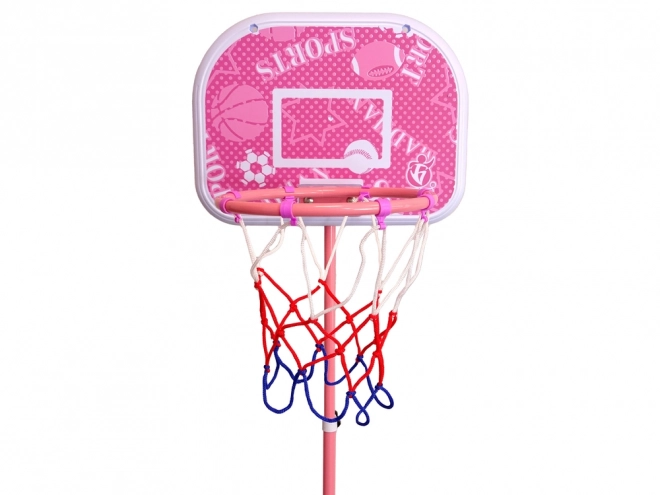 Dětský basketbalový míč Basketball Garden Pink 170 cm