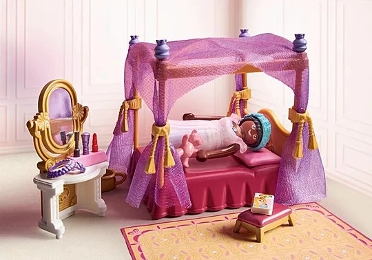 Kouzelná princeznovská ložnice s šatnou