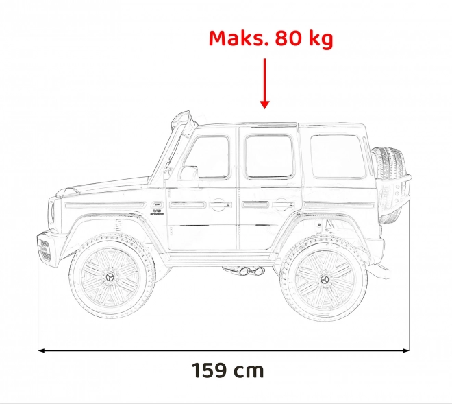 Mercedes Benz G63 AMG XXL černá