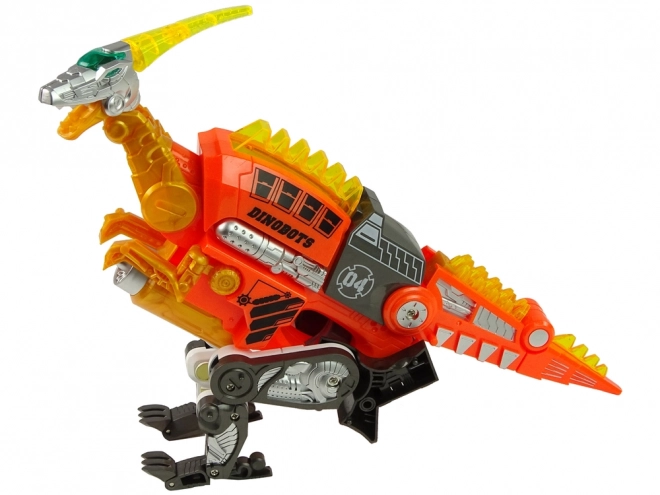 Dinobots 2v1 Dinosaur Arrow Gun Oranžový Velociraptor Shield