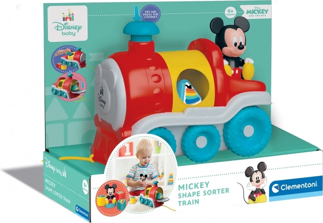 CLEMENTONI BABY Disney Vkládací vláček Mickey Mouse