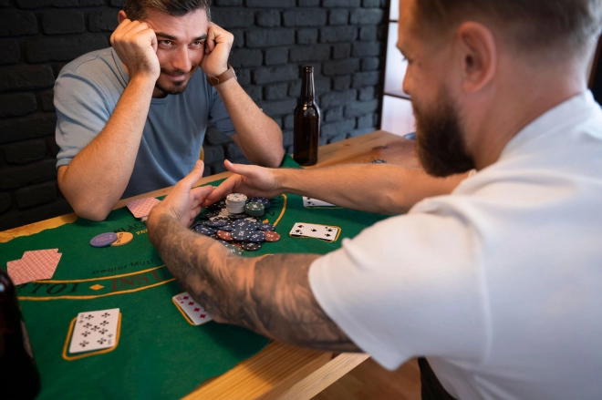 Blackjack Poker Set 500 žetonů 2 balíčky karet Hrací podložka Uzamykatelné pouzdro na přenášení