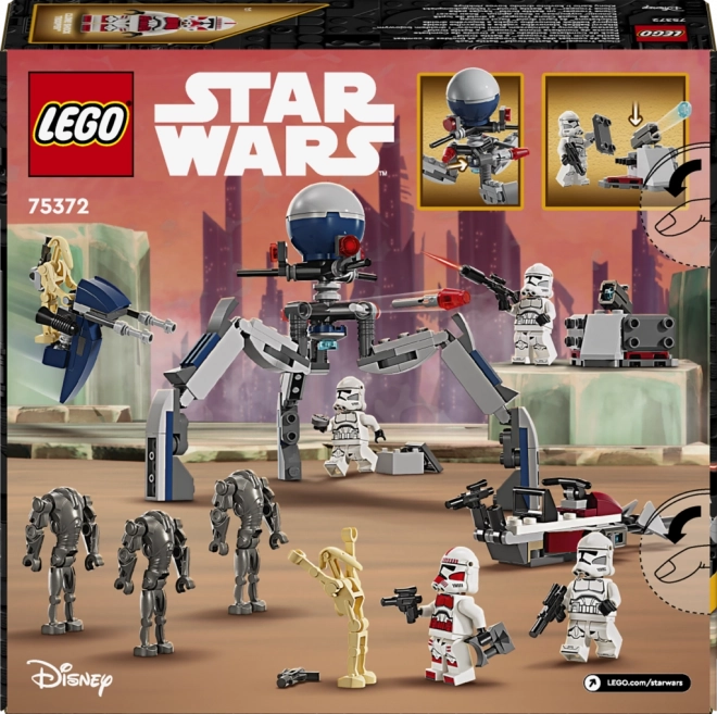 LEGO® Star Wars™ 75372 Bitevní balíček klonového vojáka a bitevního droida