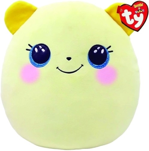 TY maskot Buttercup medvěd polštář žlutý 22 cm