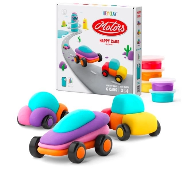 Hej Clay Plastic Mass Happy Cars