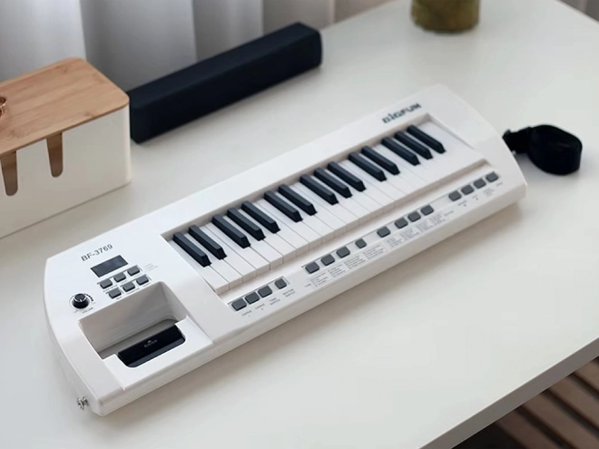 Elektrické piano + mikrofon Hračka Nástroj pro děti IN0173