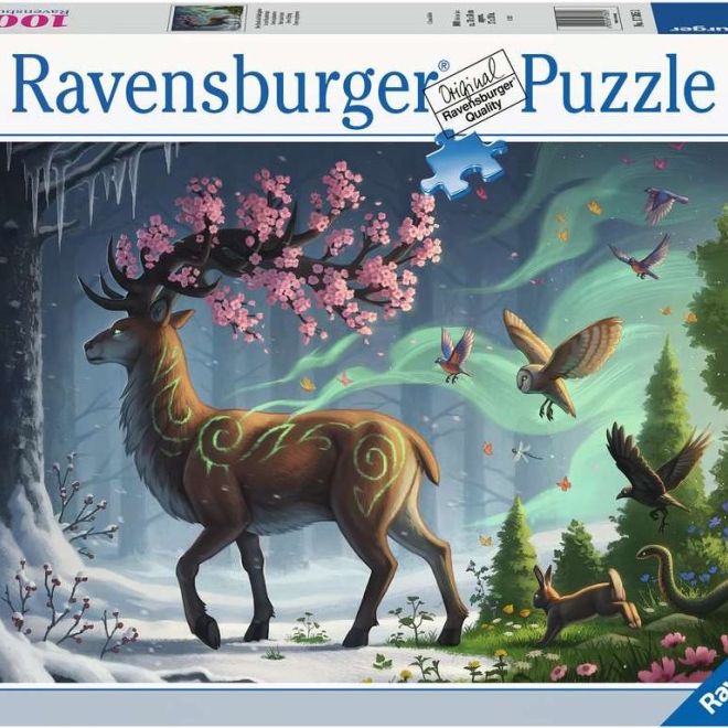 RAVENSBURGER Puzzle Jarní jelen 1000 dílků