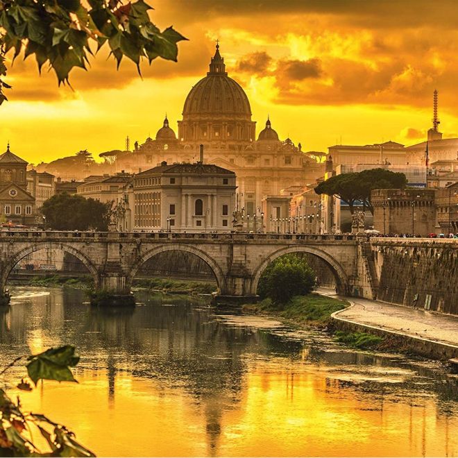 SCHMIDT Puzzle Zlaté světlo nad Římem 1000 dílků