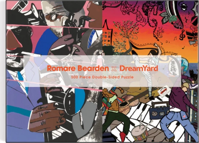 GALISON Oboustranné puzzle Romare Bearden x DreamYard 500 dílků