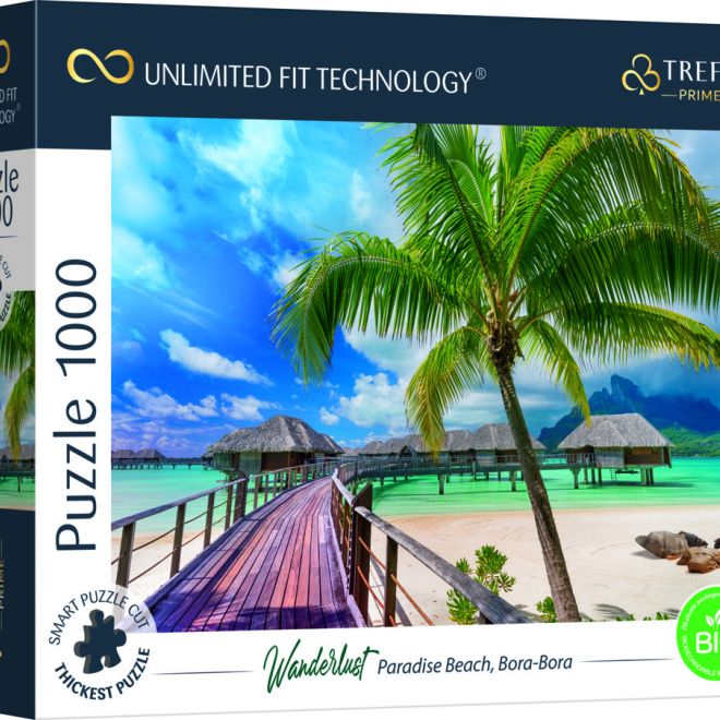 Puzzle prémiové Paradise Beach Bora-Bora 1000 dílků