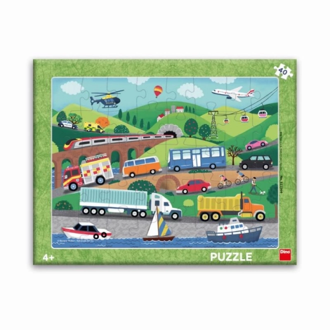 DOPRAVNÍ PROSTŘEDKY 40 deskové Puzzle