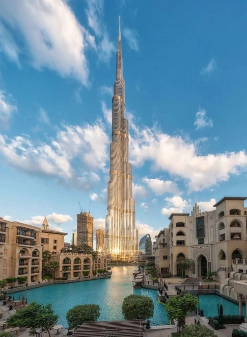 Ravensburger puzzle Burdž Chalífa Dubaj, 500 dílků