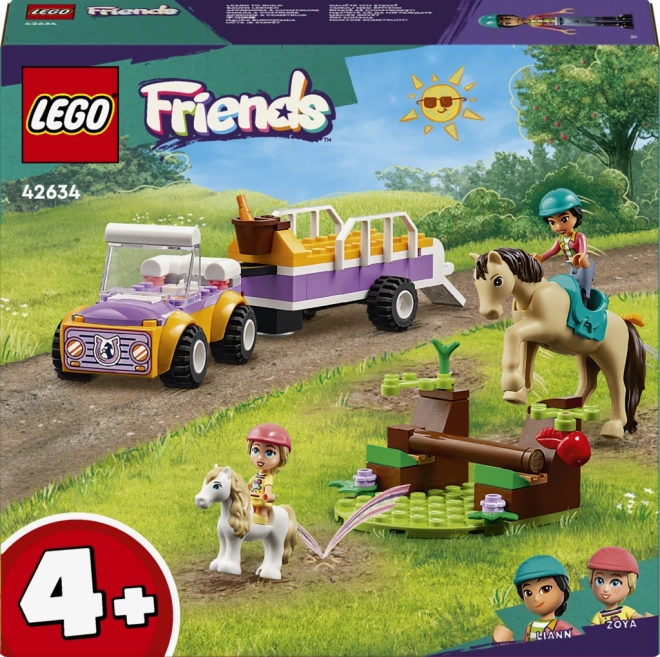 LEGO® Friends 42634 Přívěs s koněm a poníkem