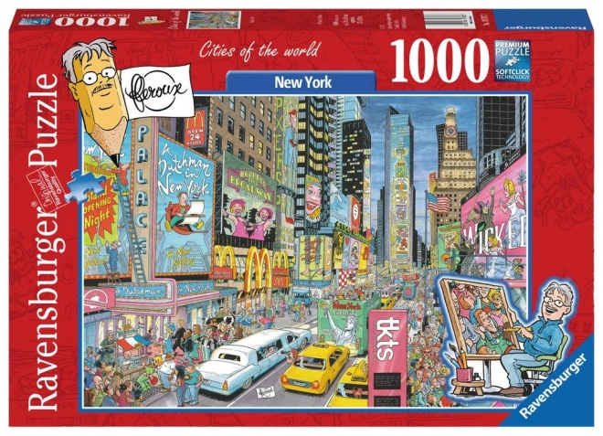 RAVENSBURGER Puzzle Města světa: New York 1000 dílků