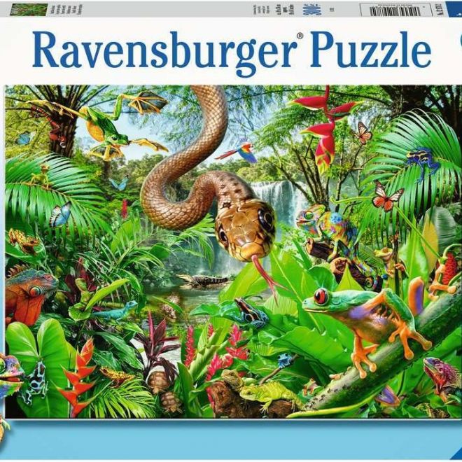 RAVENSBURGER Puzzle Území plazů a obojživelníků XXL 300 dílků