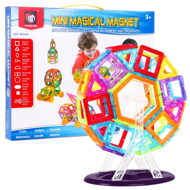 Magnetická stavebnice 86ks