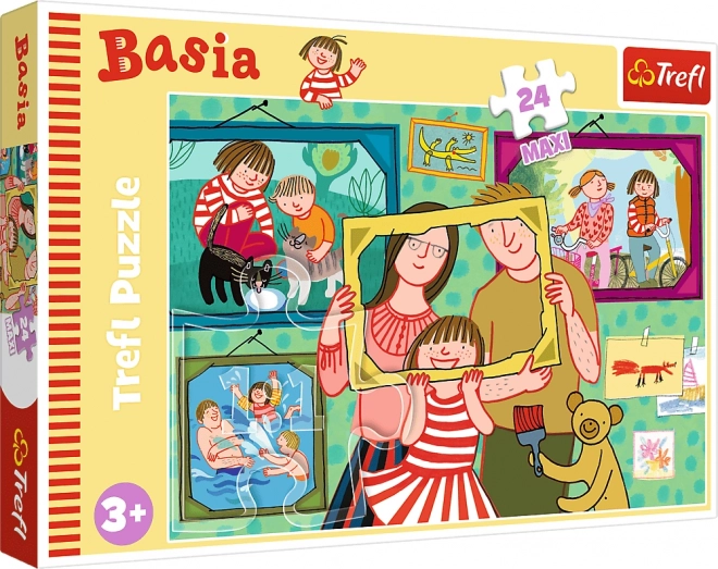 TREFL Puzzle Basia a její den MAXI 24 dílků