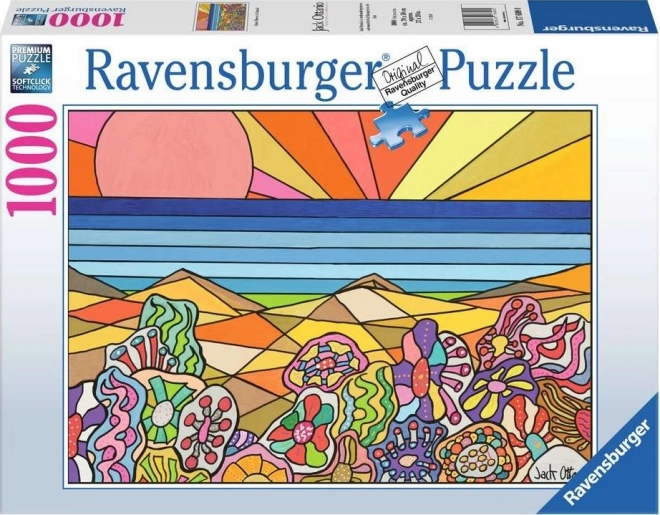 Puzzle Kamenné květiny na Havaji 1000 dílků