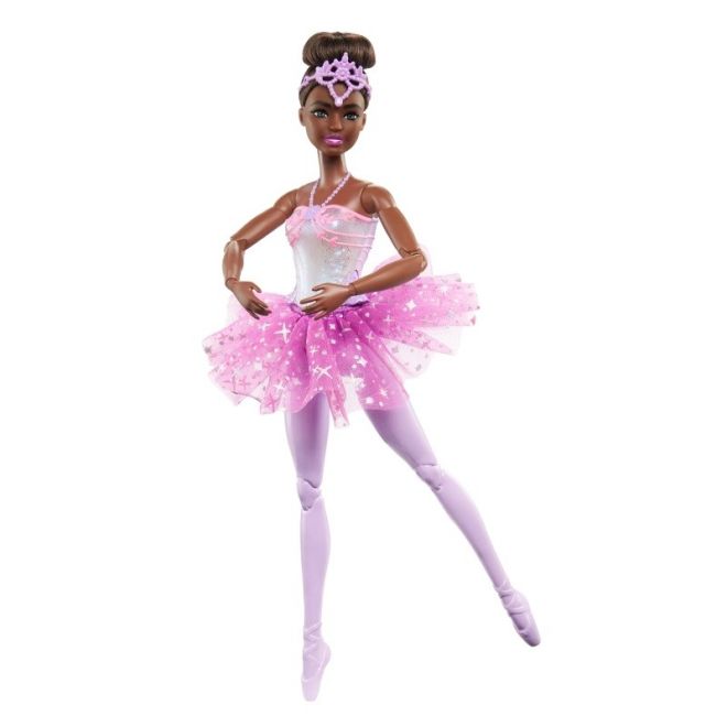 Panenka Barbie Dreamtopia baletka Magical Lights Brunette