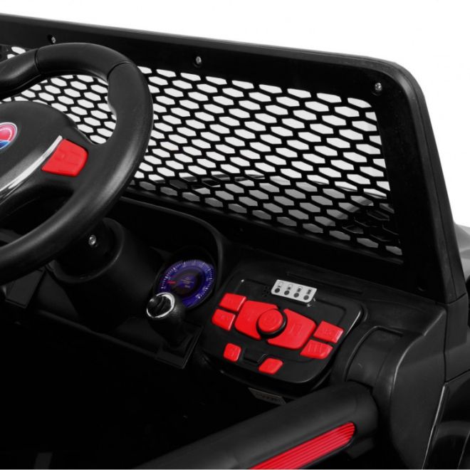 Terénní auto Raptor Drifter Black + Dálkové ovládání + Pohon 4x4 + Úložný prostor + Pomalý start + MP3 LED